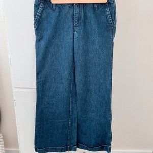 L.A.M.B. wide-leg denim jeans. Size 6.